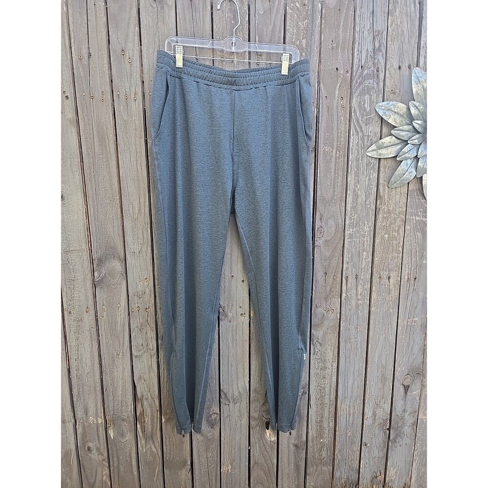 Vuori Jogger Pants Athletic Sz XL, With Sipper On Legs "army green heather"